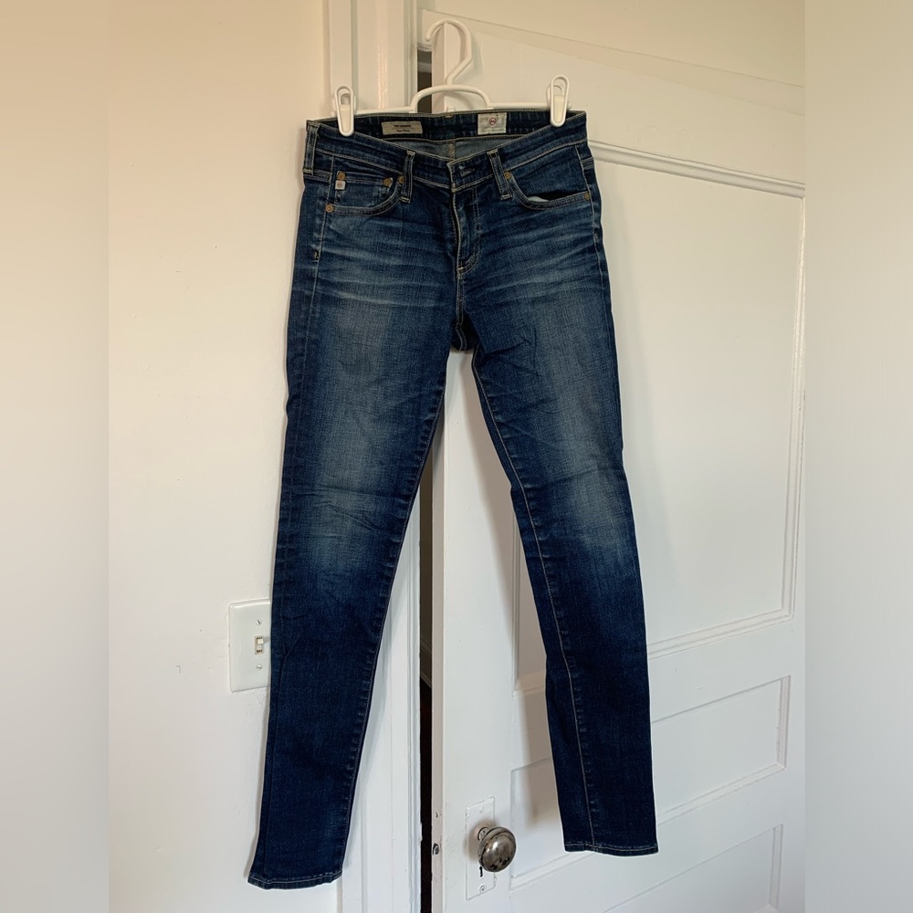 AG Dark Wash Skinny Jeans